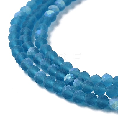 Transparent Glass Beads Strands EGLA-A034-T4mm-MB27-1