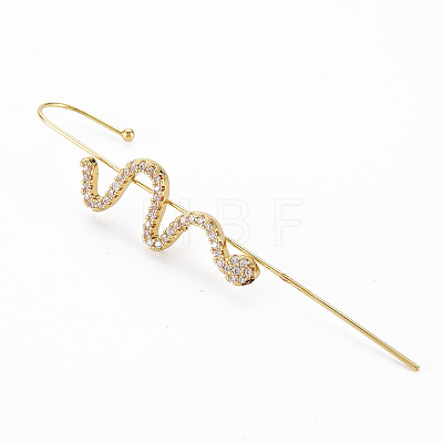 Snake Stud Earring EJEW-N099-012-NF-1
