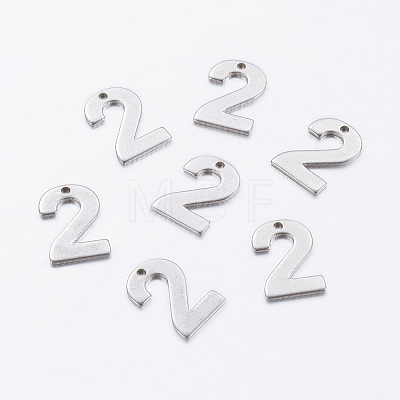 Tarnish Resistant 201 Stainless Steel Pendants STAS-F128-01P-2-1-1