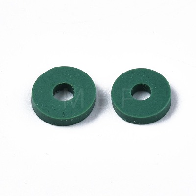 Handmade Polymer Clay Beads Strands CLAY-R089-6mm-T02B-26-1