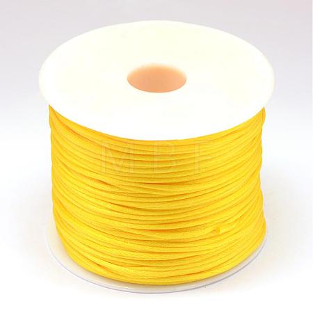 Nylon Satin Rattail Cords NWIR-R025-1.0mm-543-1