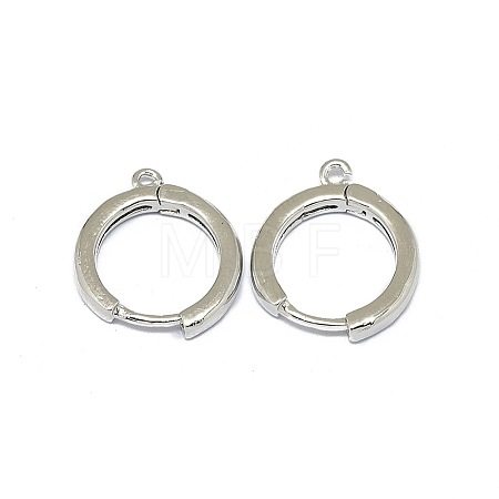 Brass Huggie Hoop Earring Findings LS-PALLOY-F249-19P-1