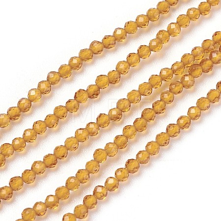 Transparent Glass Beads Strands GLAA-F094-A12-1