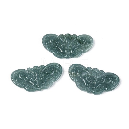 Natural Myanmar Jade Carved Pendants G-T143-36A-1