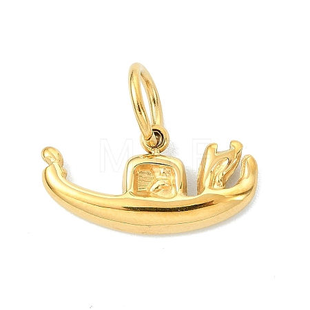 304 Stainless Steel Pendants STAS-A145-03F-G-1