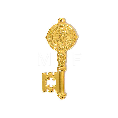304 Stainless Steel Big Pendants STAS-OY004-85G-1