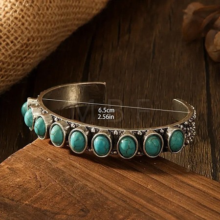 Bohemian Style Alloy Cuff Bangles FS-WGD0FBE-03-1