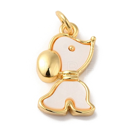 Rack Plating Brass Pendants KK-R144-04G-1