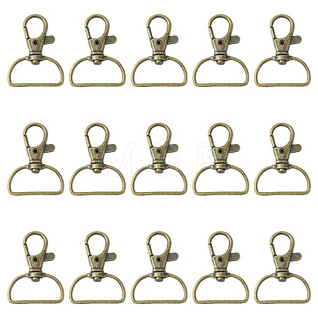 Alloy Swivel Clasps FIND-CJC0012-093AB-1