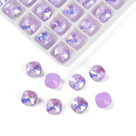 Pointed Back Glass Rhinestone Cabochons GGLA-S003-03C-1