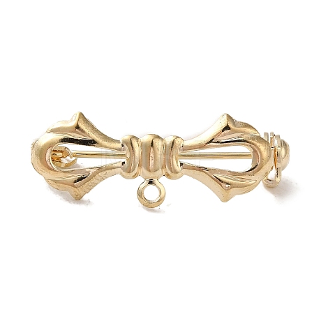 Brass Brooches Findings LS-KK-M285-34KCG-1
