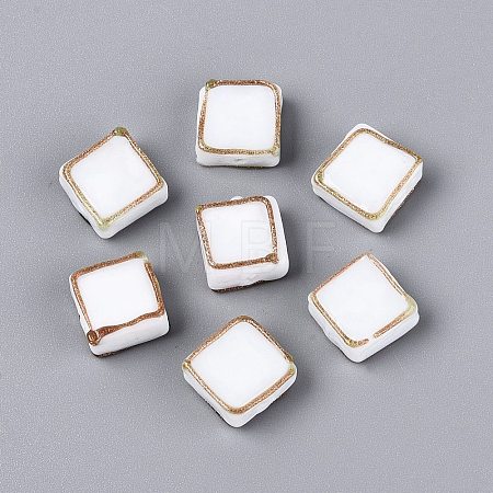 Handmade Gold Sand Lampwork Beads LAMP-N041-01K-1