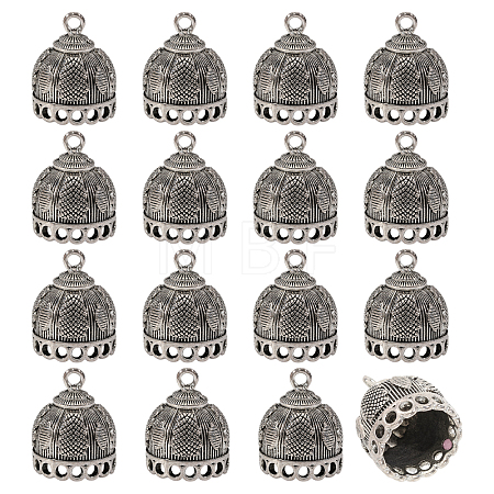 16Pcs Tibetan Style Zinc Alloy Pendant Bails FIND-CA0011-75A-1