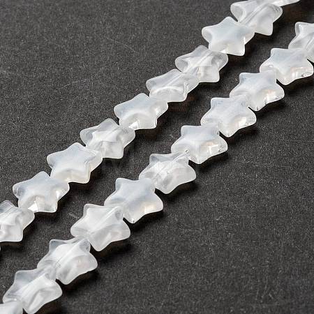Transparent Glass Beads Strand GLAA-K057-01J-1