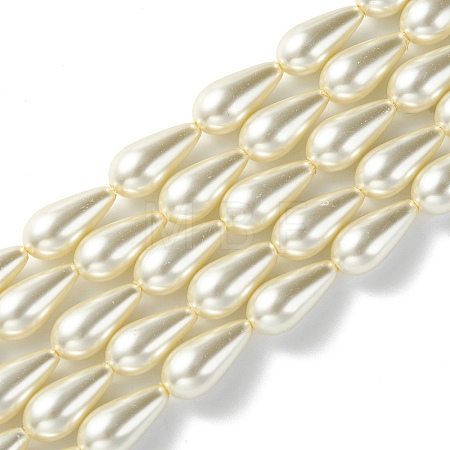 Glass Pearl Beads X-HY-AB426-EM107-1