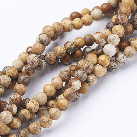 Gemstone Beads Strands X-GSR4mmC016-1