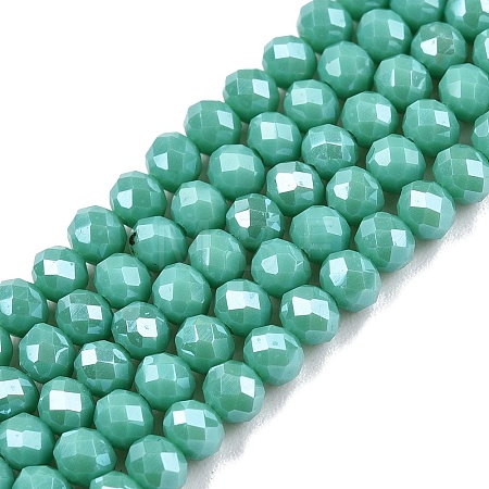 Electroplate Glass Beads Strands EGLA-A044-P3mm-A31-1