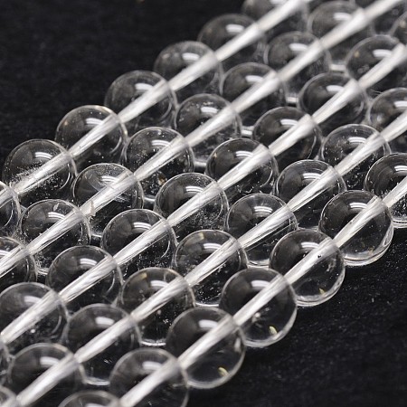 Natural Quartz Crystal Beads Strands X-G-D840-61-6mm-1