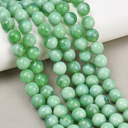 Handmade Lampwork Beads Strand LAMP-B056-10mm-02-1