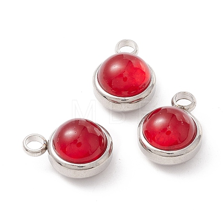 Natural Carnelian Charms G-K325-01P-05-1