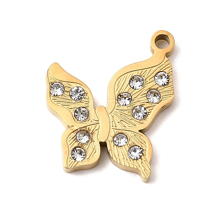 304 Stainless Steel Pendants STAS-K297-07G-1