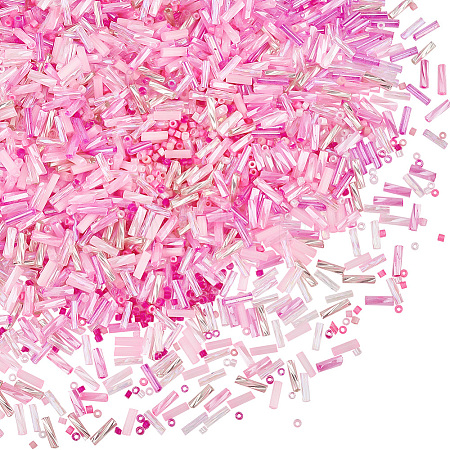 1500Pcs 5 Colors 12/0 Round Glass Seed Beads SEED-PH0001-73E-1