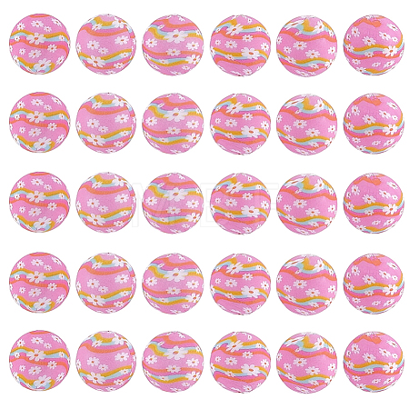 30Pcs Silicone Beads SIL-SC0003-22-1