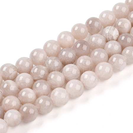 Natural Dyed Yellow Jade Gemstone Bead Strands G-R271-8mm-YXS06-1