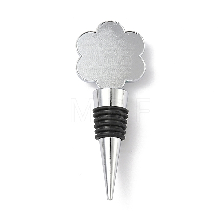 Alloy with Epoxy Wine Bottle Stoppers Cabochon Settings AJEW-G007-01A-1
