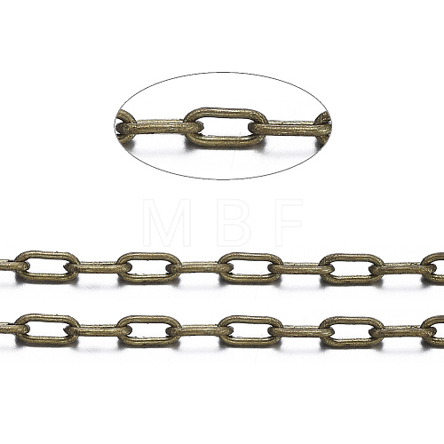 Brass Cable Chains X-CHC028Y-AB-1