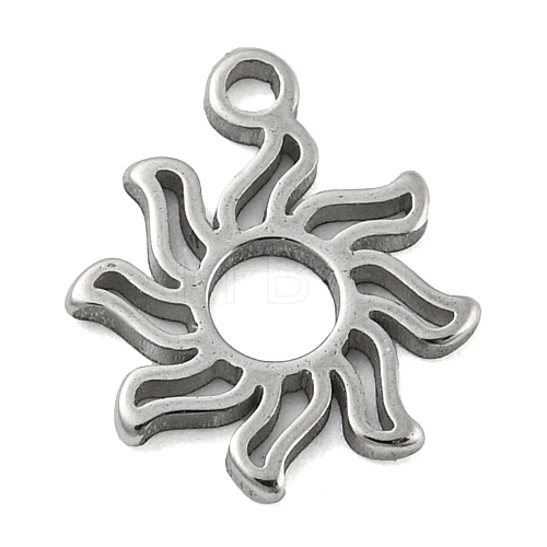 Laser Cut 304 Stainless Steel Charms STAS-G323-01P-1