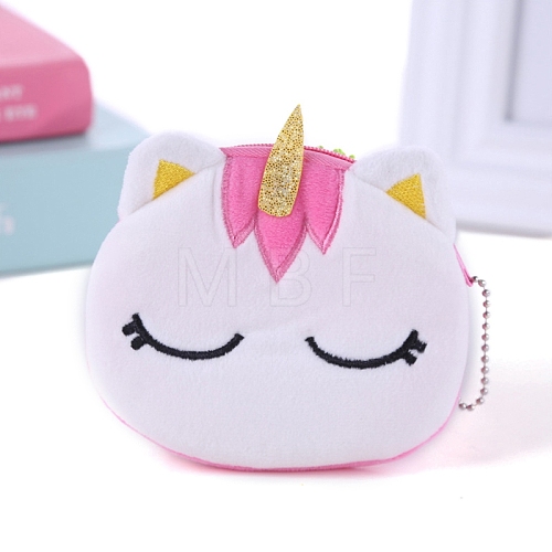 Plush Unicorn Coin Purses PW-WG5488C-01-1