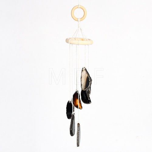Nuggets Natural Agate Wind Chime PW23051614412-1