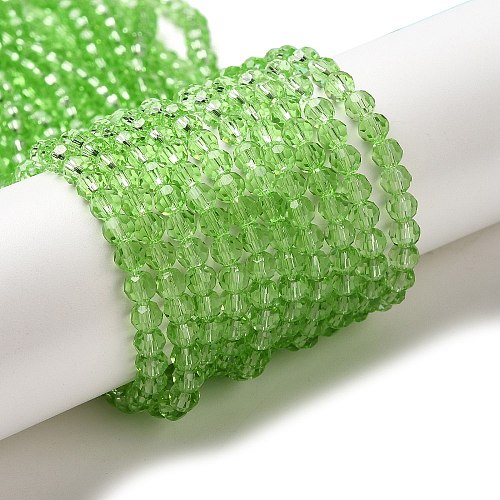 Transparent Glass Beads EGLA-A035-T4mm-D09-1