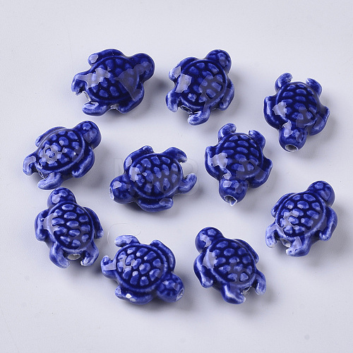 Handmade Porcelain Beads PORC-T005-001I-1