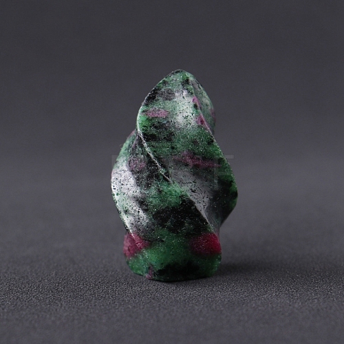 Natural Ruby in Zoisite Display Decorations DJEW-PW0009-011E-1