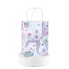 Mermaid Tail Printed Paper Gift Tote Bags with Handles PW-WG3B04C-02-1