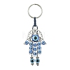 Alloy with Resin Evil Eye Charms Keychains KEYC-JKC00619-02-1