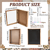 Wall-mounted Wooden & Acrylic Plant Specimen Box AJEW-WH0752-475-2