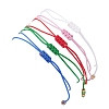 Glass & Seed Beads Braided Bead Bracelets BJEW-MZ00283-5