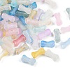 Gradient Color Transparent Acrylic Beads OACR-M023-01K-1