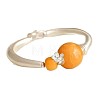 Round Resin Alloy Flower Bangles for Women WG4C6B7-01-4