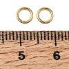 Brass Closed Jump Rings KK-CBA1A60-06D-G-3