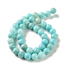 Natural Striped Stone Beads Strands G-B192-B01-10mm-3