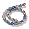 Natural Agate(Dyed & Heated) Beads Strands G-M446-D01-01B-3