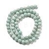 Natural Amazonite Beads Strands G-L618-A01-6mm-3