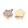 304 Stainless Steel Micro Pave Cubic Zirconia Charms STAS-N115-50G-2