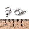 304 Stainless Steel Lobster Claw Clasps SA-CBAF1D5-25P-E-3