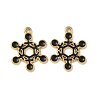 304 Stainless Steel Enamel Pendants STAS-L300-012G-45-1