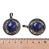 Natural Dyed Lapis Lazuli Pendants G-Q158-03A-R04-3